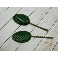 Листья, 100 шт. (10 связок), зеленый темный